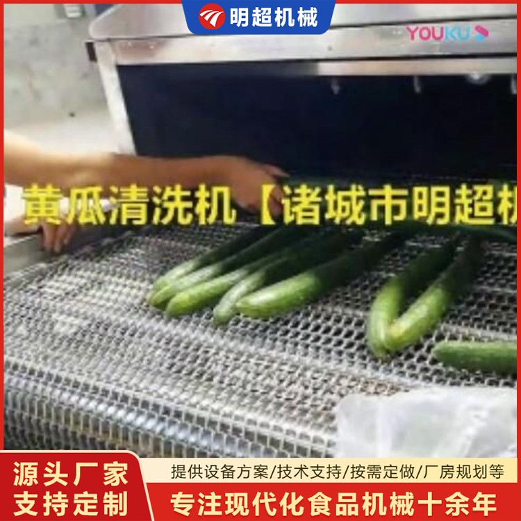 黃瓜噴淋清洗機視頻